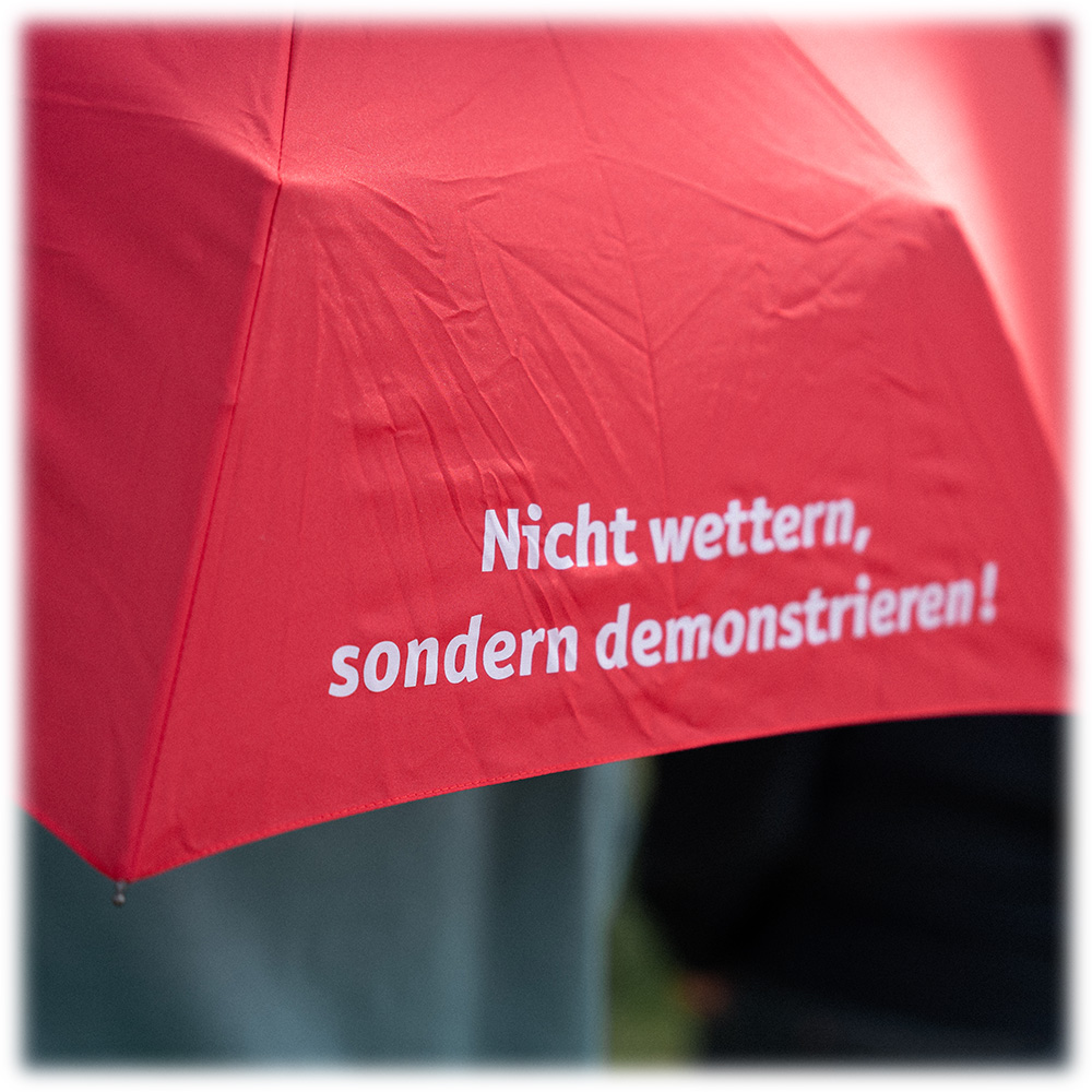 Regenschirm »Nicht wettern«